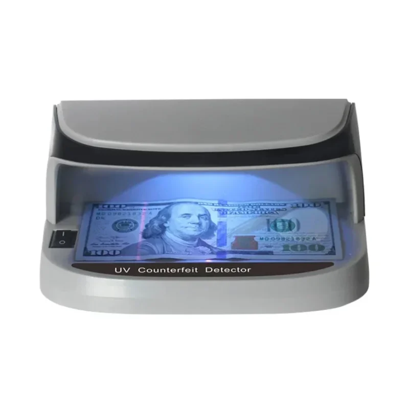 Portable Handy Small UV Counterfeit Detector Bank Note Detector Money Checker with Battery
