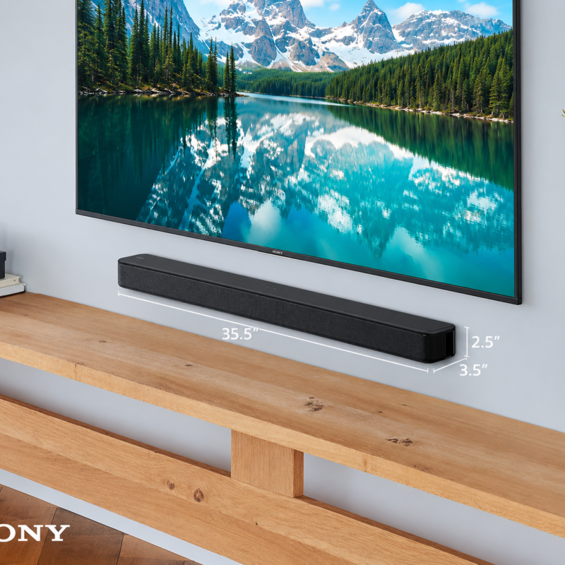 Sony 2ch Single Soundbar with Bluetooth