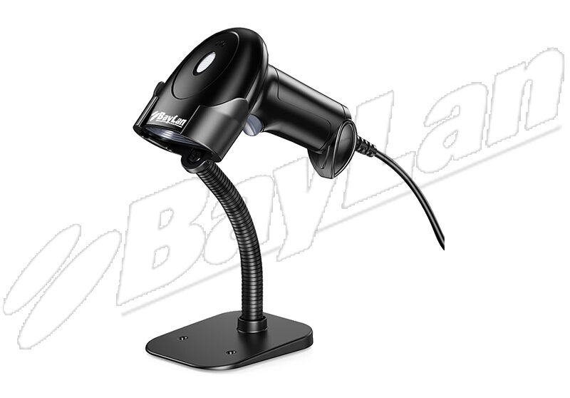 Baylan Barcode Handheld Scanner with Stand USB Interface